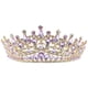 thumbnail image 5 of Rhinestones Crown para la novia Decorative Bride Crown Birthday Hair Accessory, 5 of 5