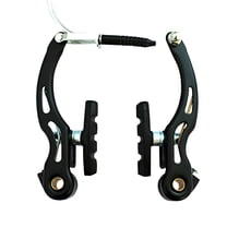 MELIVO 1 Pair V-Brake for Bikes Bicycle Brake Caliper Mountain Bike Long Arm V Brakes Set Replacement Parts, Black