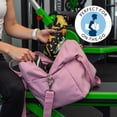 thumbnail image 5 of Black Toy Like Dinosaurs Pattern Hot Yoga Mat Towel Non Slip for Hot Yoga - Quick-Drying Yoga Mat Cover with 4 Corner Pockets with Travel Bag - Hot Yoga Towel Non Slip 74"x26", 5 of 6