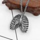 thumbnail image 3 of Corlour Metal Bone Necklace Human Rib Cage Anatomy Statement Pendants Choker Skull Jewelry Colar Drop Shipping---Product code 32592, 3 of 5