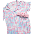 thumbnail image 2 of dELiA*s Girls' Pajama Set - 2 Piece Button Down Sleepwear Pajamas for Girls with Spa Headband (4-12), 2 of 7