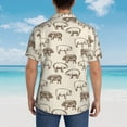 thumbnail image 4 of Pofeuu Vintage Farm Pigs Print Hawaiian Shirt for Men Sleeves Casual Button Down Summer Beach Dress Shirts T-Shirts,3X-Large, 4 of 7