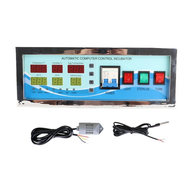 Sistema de incubación de huevos de aves de corral XM-18G con sensor automático de temperatura y humedad para pollos, gansos y patos (220 V)