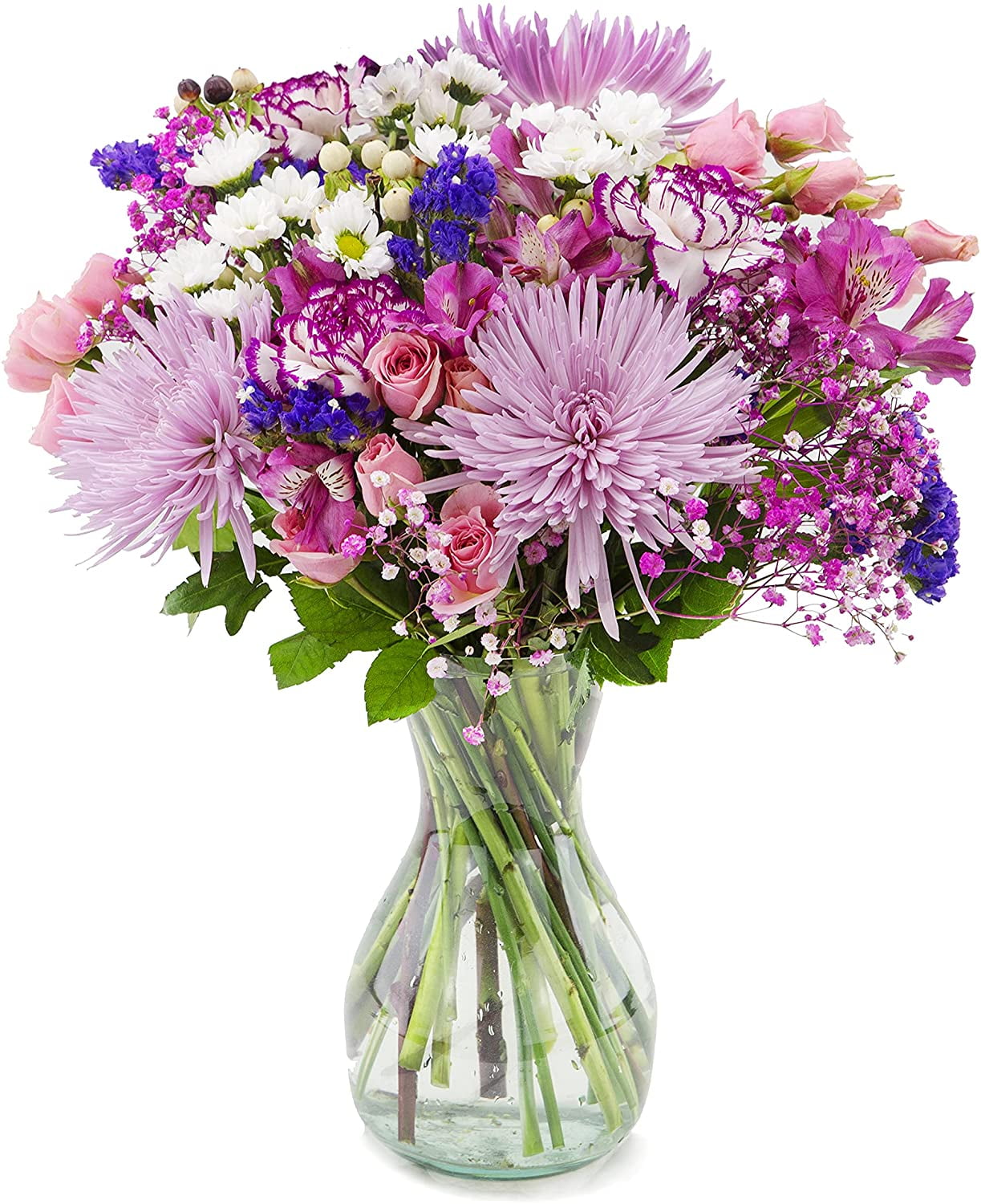 Purple Extravagance by Arabella Bouquets with a Free Elegant HandBlown