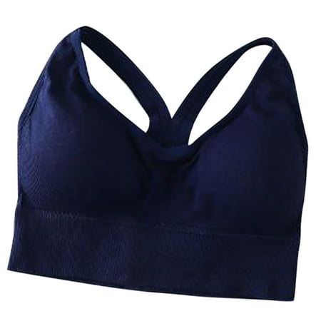 Yuzhih Women s Yoga Bras Workout Running Gym Crop Tops Soft Seamless No Underwire Lightweight Bra