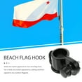 thumbnail image 4 of 2 Pcs Beach Flag Hook Outdoor Flags Banner Flags Flag Pole Flag Fix Hook Flagpole Flag Hook Flagpole Clamp, 4 of 6