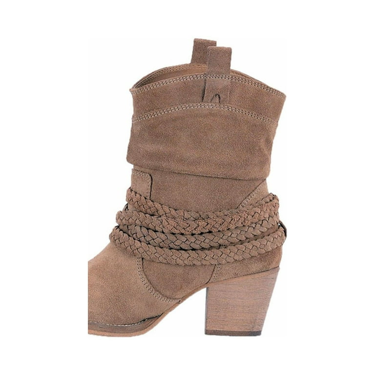 Twisted top sister boots
