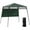 Green, variant on Outsunny 7' x 7' Garden Foldable Pop Up Gazebo Tent with Backpack & Adjustable Legs Outdoor Party Canopy, Red & Black