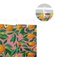 thumbnail image 5 of Yayeee Shower Curtain with Hooks 72"x72" Waterproof Fabric Bathroom Hanging Decor, Pink Oranges, 5 of 5