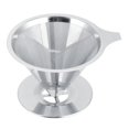 thumbnail image 3 of Integrated Coffee Filter, 304 Stainless Steel Coffee Filter Cup, Double-Layer Filter Structure Cafes Offices For Homes, 3 of 8