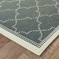 thumbnail image 5 of 8' X 11' Grey Geometric Stain Resistant Indoor Outdoor Area Rug, 5 of 8