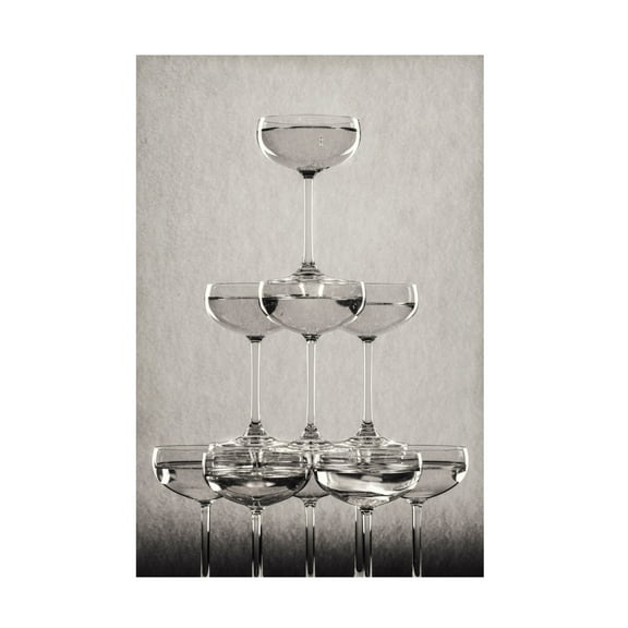 Pictufy Studio III 'Champagne Tower 9' Canvas Art - 12 x 19 Inches