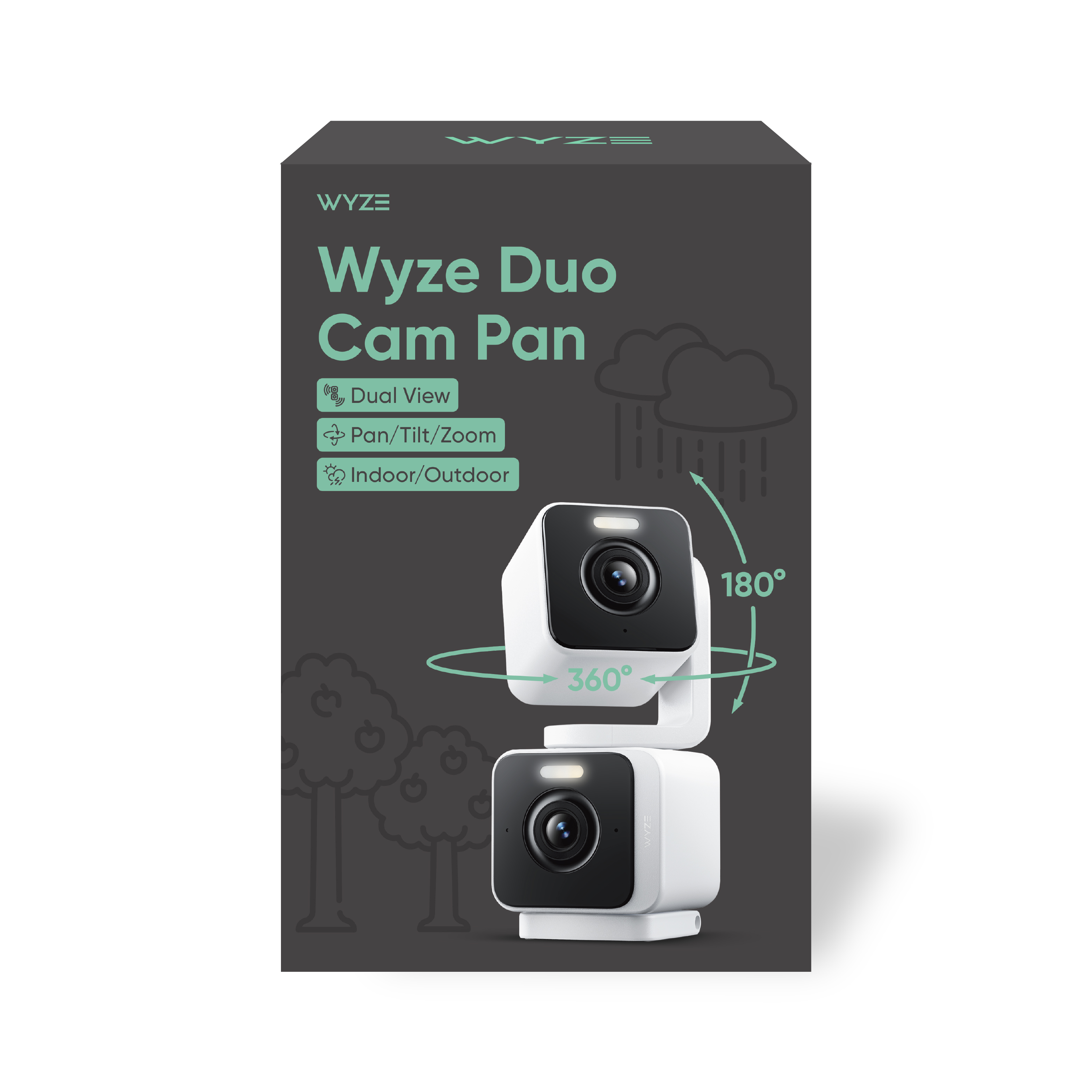 Wyze Duo Cam Pan 2K Indoor/Outdoor Security Camera photo 2