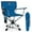 Blue, variant on Goplus 360° Swivel Hunting Chair with Mesh Cup Holder & Storage Pockets Cozy Backrest Blue