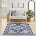 thumbnail image 7 of Nourison Fulton Vintage Navy/Ivory 5' x 7' Area Rug, (5x7), 7 of 7