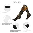 thumbnail image 6 of Bixox Sunflower Cowboy Hat Cow Print Compression Socks,Compression Socks Women & Men Circulation for Medical,Running,Athletic, 6 of 7