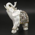 thumbnail image 3 of Adornos de elefante de la suerte Sala de estar Bodega Porche Accesorios para el hogar Fábrica al por mayor Simulación Bebé Elefante Artesanía de resina Blanco Rojo Verde Cocina, Decoración y Otros, 3 of 4