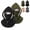 2pc-a, variant on Double Layer Fleece Hooded Hat Integrated One Piece Balaclava 3-In-1 Flannel Warm Windproof Hoodie with Mask for Men Ski Winter Outdoor Cycling Motorcycle Full Face Oover Hood