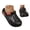Black, variant on Women's Classic Clogs Wide Round Toe Slip on Casual Shoes Adjustable Ankle Strap Unisex Slide Sandals Summer Work Clog 10 Black