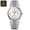 silver white, variant on Mens Watches Stainless Steel Waterproof Analog Quartz Watch for Men with Date Fashion Wristwatch