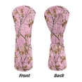 thumbnail image 5 of Uorisanigo Golf Club Head Covers Set - PU Leather Pink Camo Hunting Golf Club Covers for Driver, Woods and Hybrid, Premium Lightweight Head Cover with Anti-Scratch Protection, 5 of 7