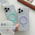 thumbnail image 1 of For iPhone 14 Pro Max Phone case，Shockproof Clear Magsafe Slim PC+TPU Phone Cover, 1 of 5