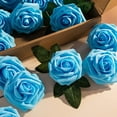 thumbnail image 6 of Sanmadrola Artificial Rose Artificial Flowers Foam Fake Roses with Stems for DIY Wedding Bouquets White Bridal Shower Centerpieces Arrangements Party Tables Decorations, 6 of 6