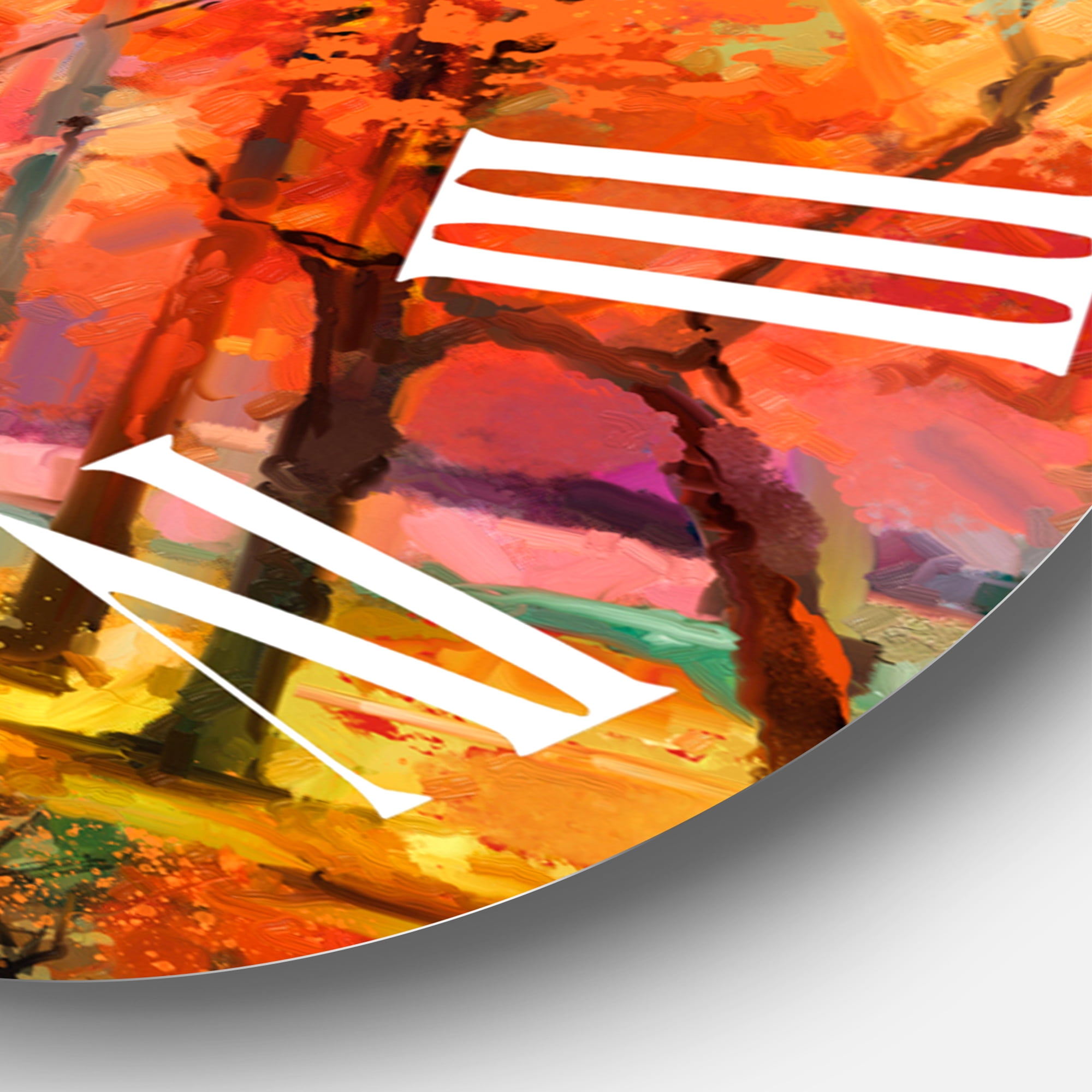 Designart 1 in Modern,Contemporary Wall Clock