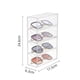 thumbnail image 2 of Caja de almacenamiento de gafas Laklulu - Soporte para gafas en 4 cajones, 2 of 5