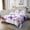 Purple White, variant on Erosebridal Purple Butterfly Quilt Sets for Twin Size Bed,Floral Flower Bed Set,Lightweight Bedroom Set,Dreamy Room Decorative,2-Piece