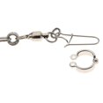 thumbnail image 4 of Anillo De Tobillón De Acero Inoxidable De La Cadena De Los Pies De La Correa De La Correa Del Pájaro PET 12 Sunnimix Pájaros Parrot Foot Cadena, 4 of 8