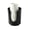 Black, variant on Ceramic Bathroom Cup Dispenser with Vertical Stripes, Disposable Mouthwash Cup Holder for Vanity Countertops