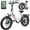 White-New, variant on GOTRAX R2 20" x 3" Folding Adult Electric Bike with 20Mph 500W Strong Power Motors LCD-Display/with Rear Rack,Black New