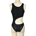 thumbnail image 4 of Women's Tan Through Slim Hollow Breathable Strap Swimsuit XS-3XL, 4 of 6