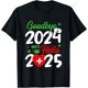 thumbnail image 1 of Good Bye 2024 Hello 2025 Happy New Year Christmas Nurse Life - Camiseta de enfermería, 1 of 2