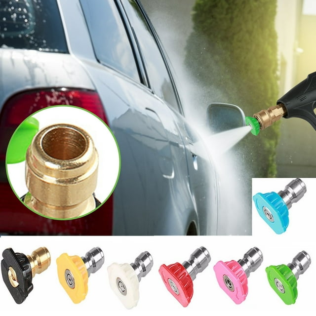 EGNMCR High Pressure Fan Nozzle Nozzle Stainless Steel Quick Plug Water Multifunct Fan Nozzle