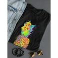 thumbnail image 3 of Pineapple Fruit Art T-Shirt Women -Image by Shutterstock, Female Small, 3 of 4