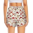 thumbnail image 4 of Fotbe Cartoon Mushrooms Womens High Waist Running Shorts Athletic Workout Quick Dry Shorts for Women with Pockets Gym Yoga Summer Shorts-Small, 4 of 9