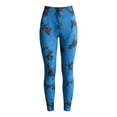thumbnail image 4 of Akiihool Womens Yoga Pants Leggings with Pockets for Women, Soft High Waisted Tummy Control Workout Yoga Pants (Dark Blue,XXL), 4 of 5