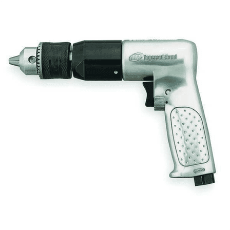 Ingersoll Rand 1/2 Inch Keyed Chuck Air Drill, 500 RPM, 0.5 HP, 10.6in-lb Torque, Pistol Grip