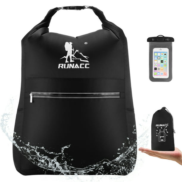 Dry Bag 20l Waterproof Backpack Floating Dry Sack With Free Waterproof Phone Case For Beach 