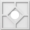 thumbnail image 1 of Ekena Millwork CMP10EY-03000 10 Po OD x 3 Po ID Carré Embry Architecture Grade PVC Contemporain Médaillon de Plafond, 1 of 1