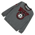 thumbnail image 3 of Disney Boy's Mickey Mouse Sweatshirt, Graphic Print Patch Embroidered Cartoon Sweatshirt Dark Grey – 4/5, 3 of 6