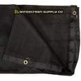 thumbnail image 6 of WindscreenSupplyCo Heavy Duty 12' x 16' Black Knitted Mesh Tarp with Grommets 60-70% Shade, 6 of 6