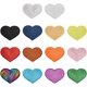 thumbnail image 1 of 28 parches termoadhesivos de corazones con lentejuelas, 14 estilos, apliques brillantes y coloridos para coser, parches de lentejuelas con bordado de corazones de amor., 1 of 7