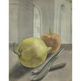 thumbnail image 2 of Jan Brandes 12x14 Gold Ornate Wood Frame and Double Matted Museum Art Print Titled - Still Life with Fruits, Knife and Pencil (1779 - 1785), 2 of 4