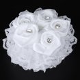 thumbnail image 3 of Plume Blanche avec Base Décorative Support Mariage Réunion Bureau, 3 of 8