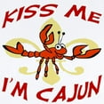 thumbnail image 2 of CafePress - Kiss Me I'm Cajun Too Infant Bodysuit - Baby Light Bodysuit, Size Newborn - 24 Months, 2 of 4