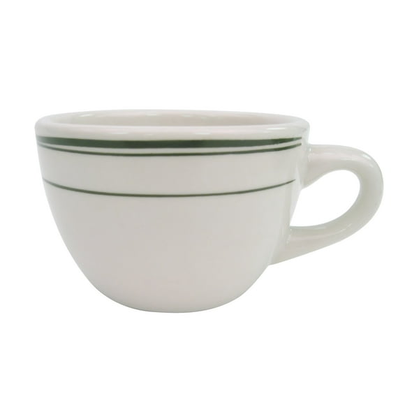 CAC China GS-37 3-3/4 Pouces Greenbrier 7 Onces Short en Grès, Blanc Américain, Boîte de 36