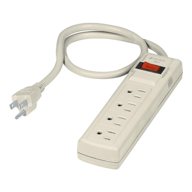 Multicontacto 4 Entradas Con Interruptor 16 A Volteck Volteck MUL-4